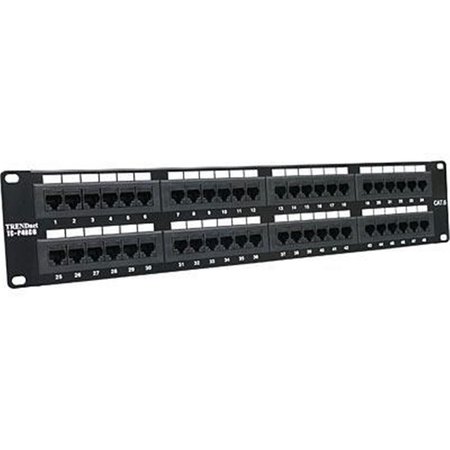 INTELLINET 48 port  UTP  Cat6 Patch Panel 560283